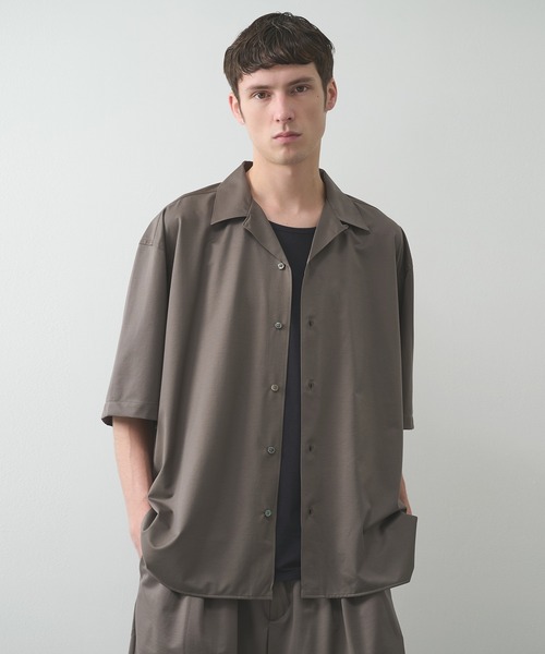 KANEMASA PHIL.(カネマサフィル)の「【KANEMASA PHIL.】46G Ether Shirt(シャツ/ブラウス・メンズ・ブラック/ホワイト/チャコールグレー・M/L)」の18枚目の写真