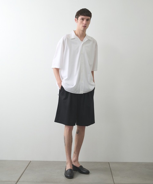 KANEMASA PHIL.(カネマサフィル)の「【KANEMASA PHIL.】46G Ether Shirt(シャツ/ブラウス・メンズ・ブラック/ホワイト/チャコールグレー・M/L)」の5枚目の写真