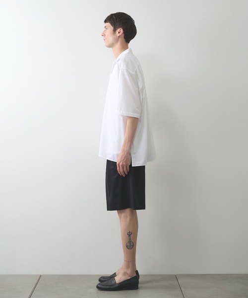 KANEMASA PHIL.(カネマサフィル)の「【KANEMASA PHIL.】46G Ether Shirt(シャツ/ブラウス・メンズ・ブラック/ホワイト/チャコールグレー・M/L)」の7枚目の写真