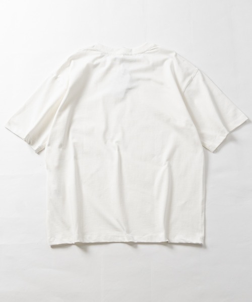 JOHN'S CLOSET(ジョンズクローゼット)の「【31】ドライコットン天竺 ポケット付きベーシックTシャツ 吸水速乾/セットアップ展開有(Tシャツ/カットソー・メンズ・チャコールグレー/ホワイト/ブラック・X-LARGE/MEDIUM/LARGE)」の13枚目の写真