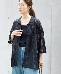 FRAMeWORK | ≪追加≫ESTHE OVERSIZED SHEER LACE シャツ(シャツ/ブラウス)