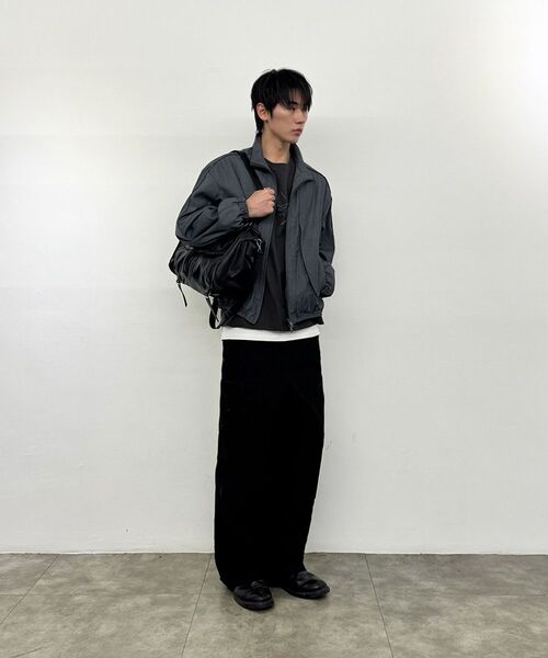 MISEKISEOUL MEN(ミセキソウルメンズ)の「Side panel track jacket CHARCOAL(デニムジャケット・メンズ・その他・2/3)」の4枚目の写真