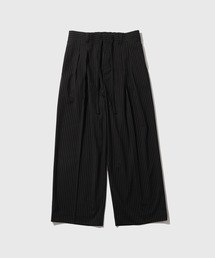 ADAM ET ROPE' | 【WEB限定】2タック ワイドストレート ストライプ ドカンスラックス / ドカンパンツ / バギーパンツ / 定番 / ユニセックス(スラックス)