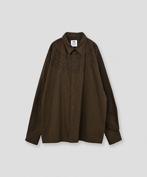Kelen(ケレン)の「「KELEN MENS / ケレン メンズ」EDDIE(シャツ/ブラウス・メンズ・パープル/オフホワイト/ブラック/ブラウン・38/40/42)」の3枚目の写真