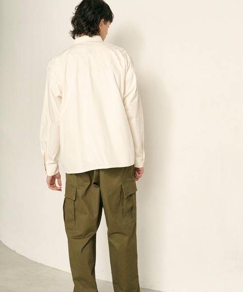 Kelen(ケレン)の「「KELEN MENS / ケレン メンズ」EDDIE(シャツ/ブラウス・メンズ・パープル/オフホワイト/ブラック/ブラウン・38/40/42)」の11枚目の写真