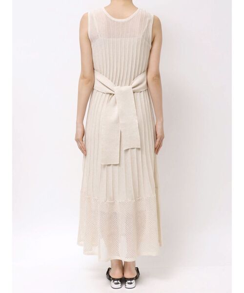 LAGUNAMOON(ラグナムーン)の「2WAYメッシュニットワンピース 【夏服】(ワンピース・レディース・アイボリー/ブラウン/レッド・MEDIUM/SMALL)」の12枚目の写真