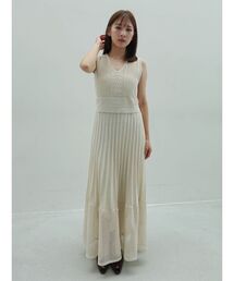 LAGUNAMOON | 2WAYメッシュニットワンピース 【夏服】(ワンピース)