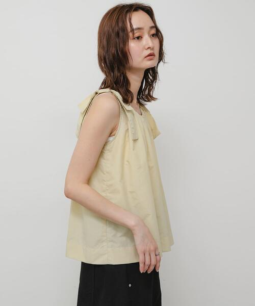 SENSE OF PLACE by URBAN RESEARCH(センスオブプレイスバイアーバンリサーチ)の「ショルダーリボンブラウス(シャツ/ブラウス・レディース・ブラウン/ベージュ・ONE)」の14枚目の写真