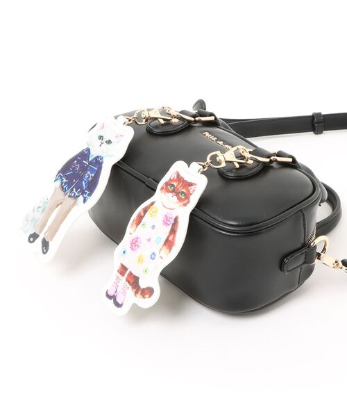 PAUL & JOE ACCESSOIRES(ポールアンドジョーアクセソワ)の「PAUL & JOE ACCESSOIRES (ポール&ジョーアクセソワ)2WAYミニボストンバッグ PJA-B1471 BAG WITH GIPSY&NOUNETTE CHARM(ボストンバッグ・レディース・ブラウン/ブラック・FREE)」の18枚目の写真