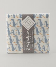212 KITCHEN STORE（トゥワントゥキッチンストア）の「白雪友禅ふきん マーチオブザペンギン ブルー（エプロン）」