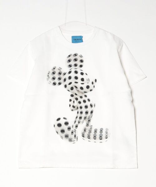 TRIPPY ART（トリッピーアート） DOT MICKEY 3D TEE / ドットミッキー