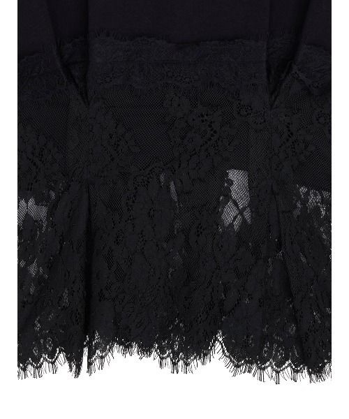 Ameri(アメリ)の「CORSET LIKE LACE DOCKING TEE(Tシャツ/カットソー・レディース・ホワイト/ブラック/レッド・FREE)」の8枚目の写真