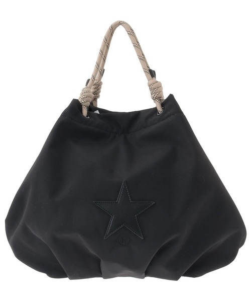 CONVERSE TOKYO（コンバーストウキョウ）の「ROPE HANDLE BALLOON TOTE BAG（ショルダーバッグ・レディース・グレー/ブラック・FREE）」の2枚目の写真