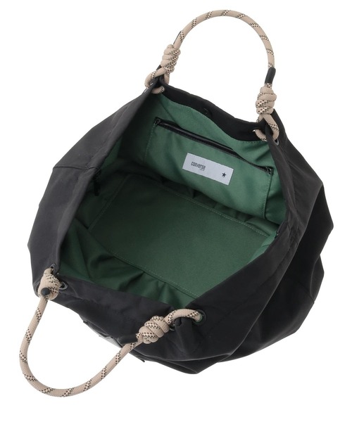 CONVERSE TOKYO（コンバーストウキョウ）の「ROPE HANDLE BALLOON TOTE BAG（ショルダーバッグ・レディース・グレー/ブラック・FREE）」の10枚目の写真