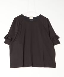 mici | mici/BACK RAFFLE TEE(Tã·ã£ã/ã«ãããœãŒ)