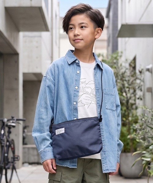 CAMPFREE（キャンプフリー）の「[キャンプフリー] CAMPFREE ナイロン サコッシュ リップストップ（ショルダーバッグ・レディース・ネイビー/ブルー/サンドベージュ/オフホワイト/ミント/オリーブ/ブラック・FREE）」の6枚目の写真