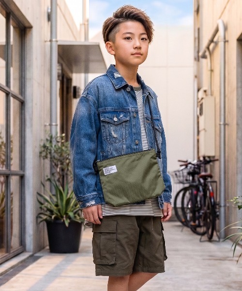 CAMPFREE（キャンプフリー）の「[キャンプフリー] CAMPFREE ナイロン サコッシュ リップストップ（ショルダーバッグ・レディース・ネイビー/ブルー/サンドベージュ/オフホワイト/ミント/オリーブ/ブラック・FREE）」の4枚目の写真