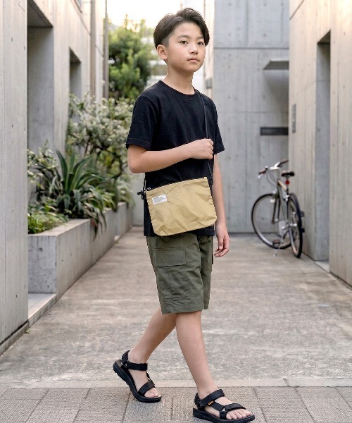 CAMPFREE（キャンプフリー）の「[キャンプフリー] CAMPFREE ナイロン サコッシュ リップストップ（ショルダーバッグ・レディース・ネイビー/ブルー/サンドベージュ/オフホワイト/ミント/オリーブ/ブラック・FREE）」の11枚目の写真