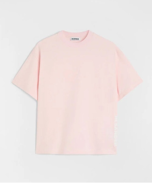 JIL SANDER(ジルサンダー)の「T-SHIRT CN SS PNT(Tシャツ/カットソー・レディース・ベビーピンク/アイボリー・M/S/XS/L)」の2枚目の写真