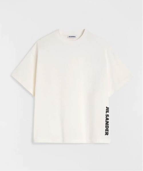 JIL SANDER(ジルサンダー)の「T-SHIRT CN SS PNT(Tシャツ/カットソー・レディース・ベビーピンク/アイボリー・M/S/XS/L)」の1枚目の写真