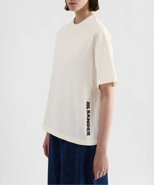 JIL SANDER(ジルサンダー)の「T-SHIRT CN SS PNT(Tシャツ/カットソー・レディース・ベビーピンク/アイボリー・M/S/XS/L)」の4枚目の写真