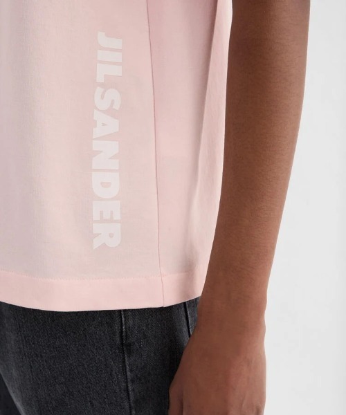 JIL SANDER(ジルサンダー)の「T-SHIRT CN SS PNT(Tシャツ/カットソー・レディース・ベビーピンク/アイボリー・M/S/XS/L)」の6枚目の写真