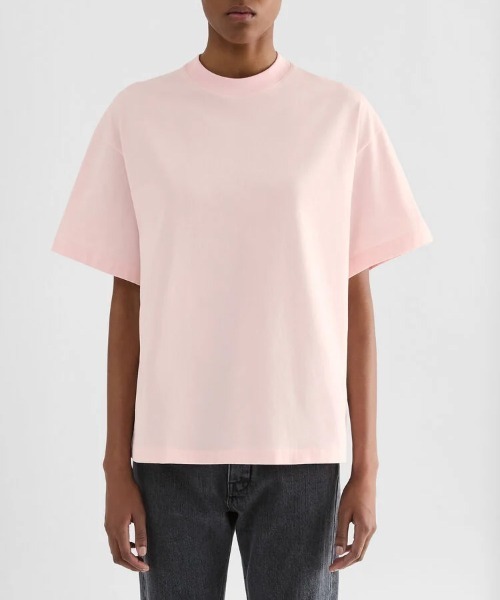 JIL SANDER(ジルサンダー)の「T-SHIRT CN SS PNT(Tシャツ/カットソー・レディース・ベビーピンク/アイボリー・M/S/XS/L)」の7枚目の写真