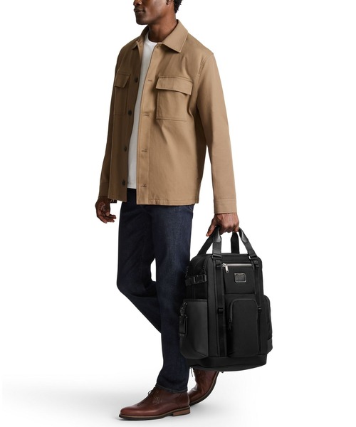 TUMI(トゥミ)の「ALPHA BRAVO 「ルジュヌ」バックパック(A4/PC15インチまで対応)(バックパック/リュック・メンズ・ブラック・FREE)」の6枚目の写真