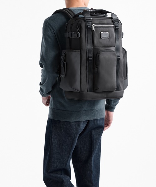 TUMI(トゥミ)の「ALPHA BRAVO 「ルジュヌ」バックパック(A4/PC15インチまで対応)(バックパック/リュック・メンズ・ブラック・FREE)」の2枚目の写真