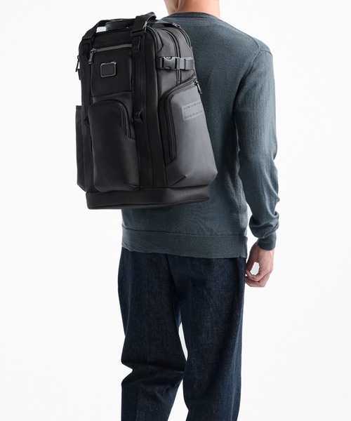 TUMI(トゥミ)の「ALPHA BRAVO 「ルジュヌ」バックパック(A4/PC15インチまで対応)(バックパック/リュック・メンズ・ブラック・FREE)」の3枚目の写真