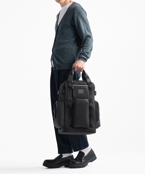 TUMI(トゥミ)の「ALPHA BRAVO 「ルジュヌ」バックパック(A4/PC15インチまで対応)(バックパック/リュック・メンズ・ブラック・FREE)」の4枚目の写真