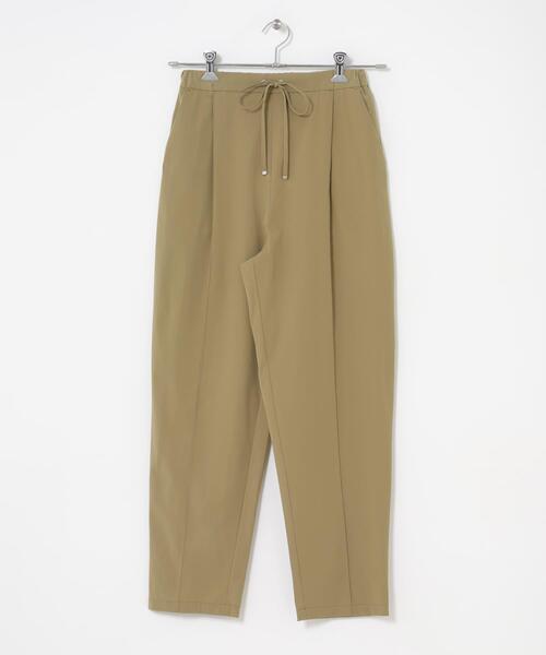 ITEMS URBANRESEARCH(アイテムズ アーバンリサーチ)の「タックテーパードストレッチパンツ(その他パンツ・レディース・ブラック/キャメル/ライトベージュ・FREE)」の14枚目の写真