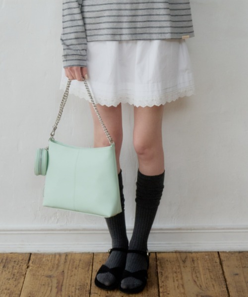 GIUNON(ジウノン)の「hem lace tuck skirt / ヘムレースタックスカート(スカート・レディース・ホワイト・FREE)」の14枚目の写真