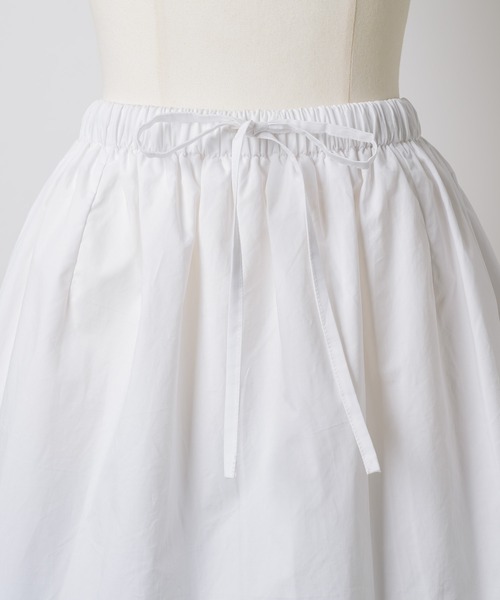 GIUNON(ジウノン)の「hem lace tuck skirt / ヘムレースタックスカート(スカート・レディース・ホワイト・FREE)」の11枚目の写真