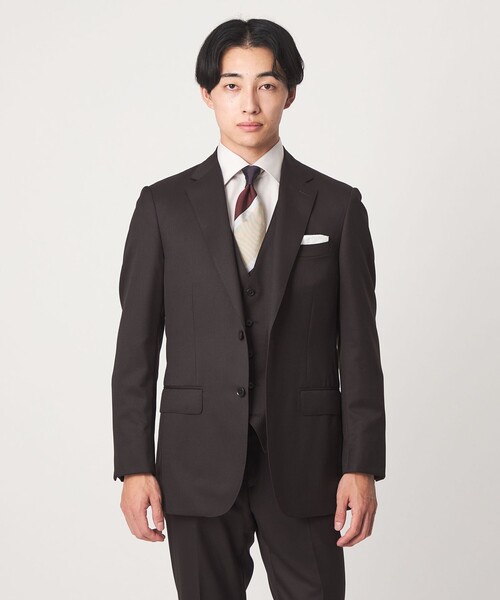 green label relaxing(グリーンレーベルリラクシング)の「REDA サージ 2B RV スーツジャケット(スーツジャケット・メンズ・ダークグレー/ネイビー/ダークブラウン/ブラック・42/52/50/48/46/44)」の4枚目の写真