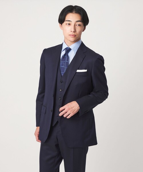 green label relaxing(グリーンレーベルリラクシング)の「REDA サージ 2B RV スーツジャケット(スーツジャケット・メンズ・ダークグレー/ネイビー/ダークブラウン/ブラック・42/52/50/48/46/44)」の1枚目の写真