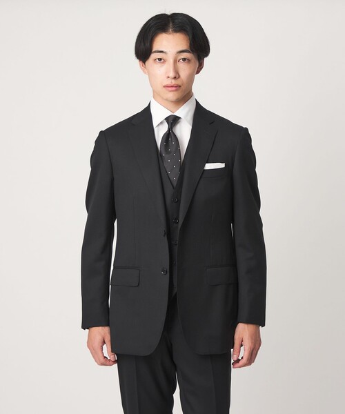 green label relaxing(グリーンレーベルリラクシング)の「REDA サージ 2B RV スーツジャケット(スーツジャケット・メンズ・ダークグレー/ネイビー/ダークブラウン/ブラック・42/52/50/48/46/44)」の2枚目の写真