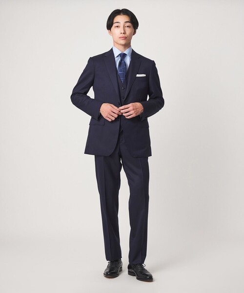green label relaxing(グリーンレーベルリラクシング)の「REDA サージ 2B RV スーツジャケット(スーツジャケット・メンズ・ダークグレー/ネイビー/ダークブラウン/ブラック・42/52/50/48/46/44)」の5枚目の写真