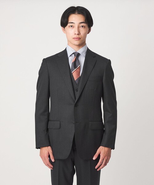 green label relaxing(グリーンレーベルリラクシング)の「REDA サージ 2B RV スーツジャケット(スーツジャケット・メンズ・ダークグレー/ネイビー/ダークブラウン/ブラック・42/52/50/48/46/44)」の9枚目の写真