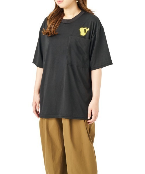 ポケットモンスター(ポケットモンスター)の「ポケットモンスター/ポケモン/パッカブルTシャツピカチュウ(Tシャツ/カットソー・メンズ・ブラック・XL/L)」の11枚目の写真