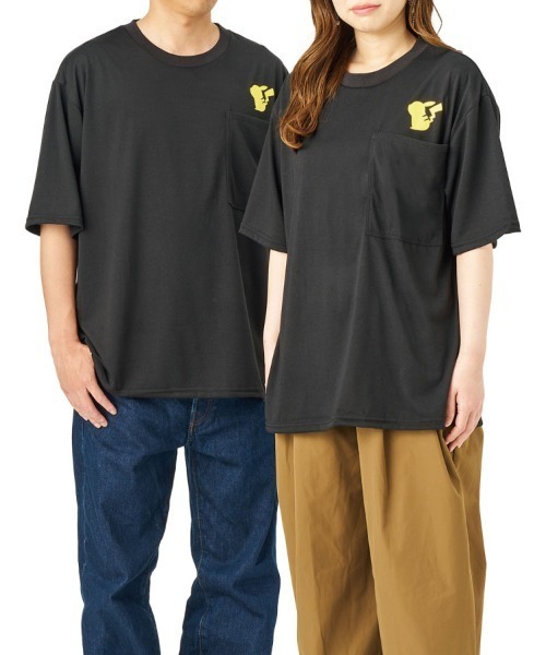 ポケットモンスター(ポケットモンスター)の「ポケットモンスター/ポケモン/パッカブルTシャツピカチュウ(Tシャツ/カットソー・メンズ・ブラック・XL/L)」の4枚目の写真