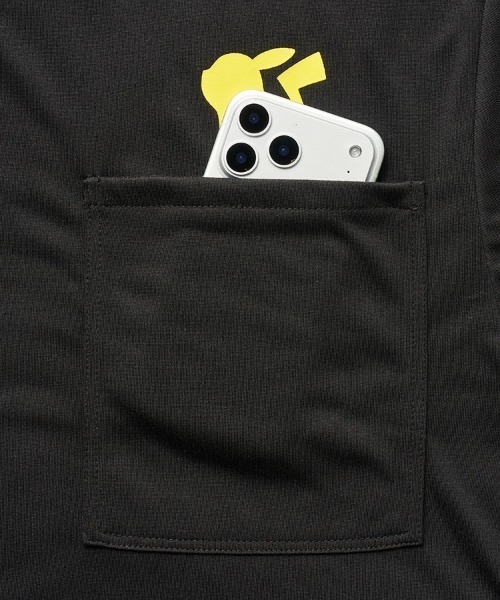 ポケットモンスター(ポケットモンスター)の「ポケットモンスター/ポケモン/パッカブルTシャツピカチュウ(Tシャツ/カットソー・メンズ・ブラック・XL/L)」の10枚目の写真