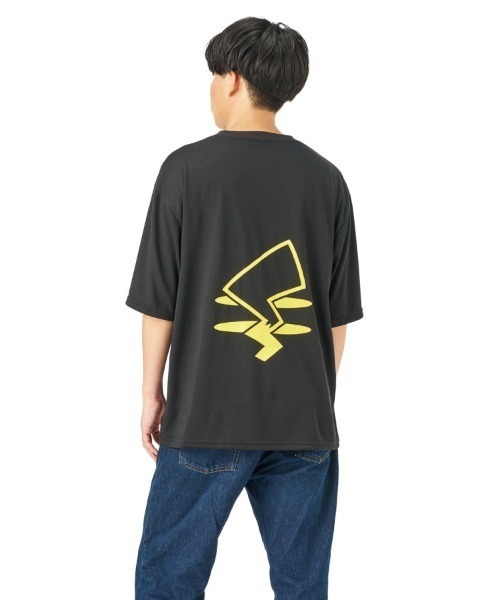 ポケットモンスター(ポケットモンスター)の「ポケットモンスター/ポケモン/パッカブルTシャツピカチュウ(Tシャツ/カットソー・メンズ・ブラック・XL/L)」の3枚目の写真