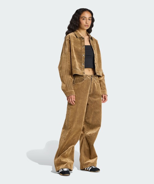 adidas(アディダス)の「アディブレイク 起毛ツイル ジャケット / アディダスオリジナルス adidas Originals(ブルゾン・レディース・ブラウン・XX-LARGE/LARGE/MEDIUM/X-LARGE/SMALL/X-SMALL)」の3枚目の写真