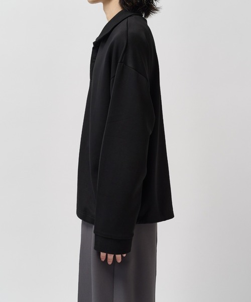 Lui's(ルイス)の「ポンチオーバーポロL/S(ポロシャツ・メンズ・ホワイト/ブラック/グレー系その他・FREE)」の12枚目の写真