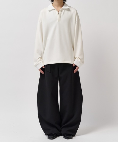 Lui's(ルイス)の「ポンチオーバーポロL/S(ポロシャツ・メンズ・ホワイト/ブラック/グレー系その他・FREE)」の18枚目の写真