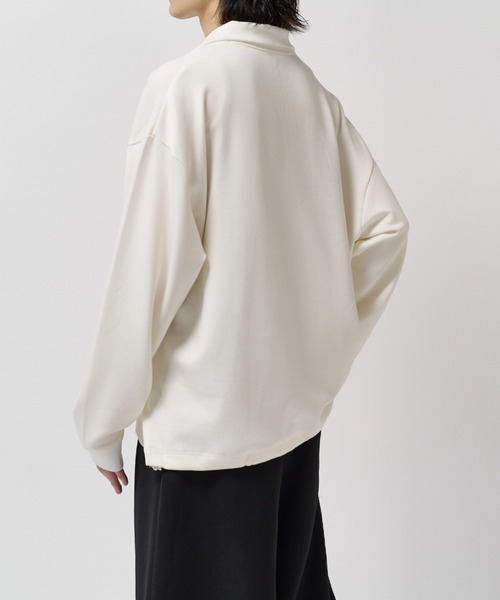 Lui's(ルイス)の「ポンチオーバーポロL/S(ポロシャツ・メンズ・ホワイト/ブラック/グレー系その他・FREE)」の7枚目の写真