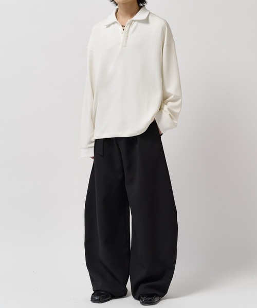Lui's(ルイス)の「ポンチオーバーポロL/S(ポロシャツ・メンズ・ホワイト/ブラック/グレー系その他・FREE)」の20枚目の写真