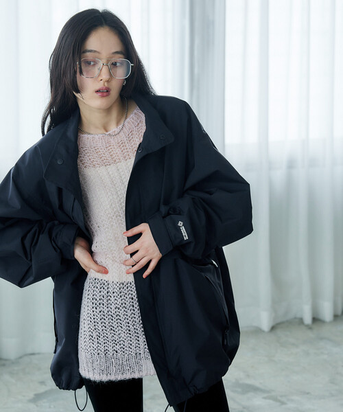 FREAK'S STORE(フリークスストア)の「+Phenix × FREAK'S STORE/プラスフェニックス 別注 GORE-TEX WINDSTOPPER SHORT MODS COAT/ゴアテックス ウインドストッパーショート モッズコート/モッズコート(モッズコート・レディース・ブラック/ブラウン/ネイビー・MEDIUM/SMALL)」の3枚目の写真