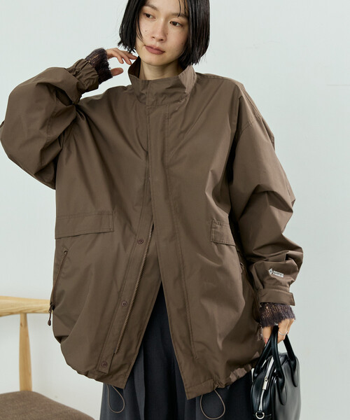 FREAK'S STORE(フリークスストア)の「+Phenix × FREAK'S STORE/プラスフェニックス 別注 GORE-TEX WINDSTOPPER SHORT MODS COAT/ゴアテックス ウインドストッパーショート モッズコート/モッズコート(モッズコート・レディース・ブラック/ブラウン/ネイビー・MEDIUM/SMALL)」の10枚目の写真